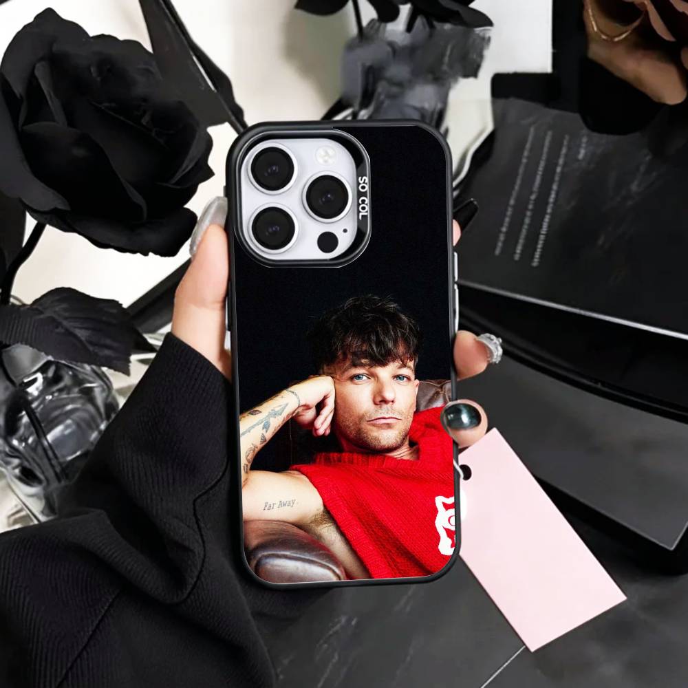 COOL S-Singer L-Louis T-Tomlinson Phone Case For iPhone17,16,15,14,13,12,11 Plus,Pro Max Colored Silver Plated Inside Cover