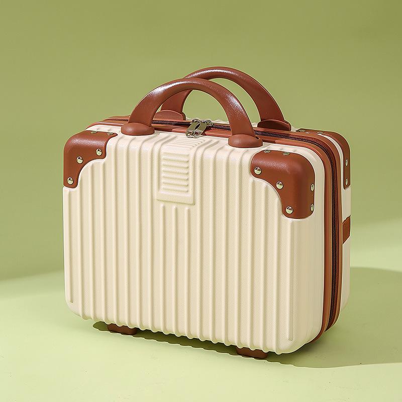 14-Inch Mini Suitcase Makeup Case with Combination Lock