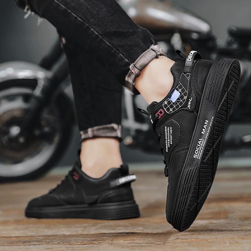 Casual Sports Shoes Men'S All-Match Wear-Resistant Men'S Shoes Fashion  Skateboarding Shoes for Men Leisure Running Shoes Workking Shoes