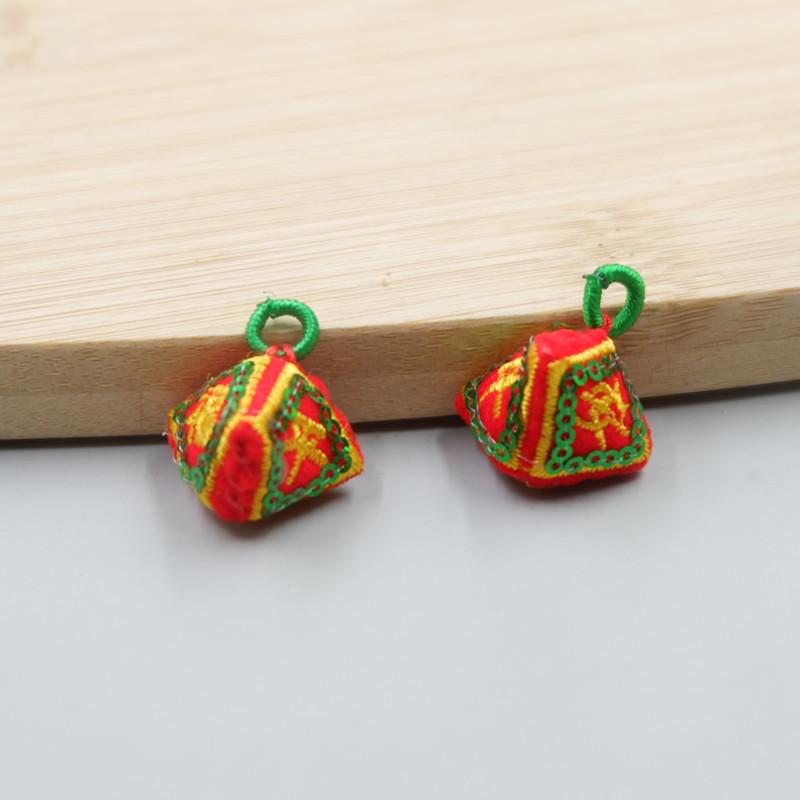 

Браслет «Сделай сам» для фестиваля лодок-драконов, маленькие аксессуары Zongzi, материал, плетеный вручную, подвеска в виде тигрового мешочка, аксессуары для веревки Small bag pendant