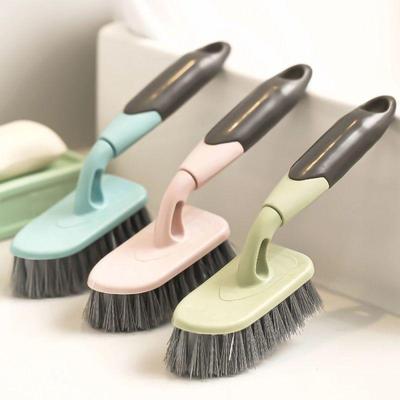 Multifunctional Hard Bristle Floor & Tile Cleaning Brush with Long Handle for Crevices and Stains