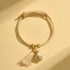 Handmade Dragon Boat Festival Bracelet: Five-Color Woven Rope with Zongzi Tassel – Ornament for Kids & Adults, Perfect Festival Gift