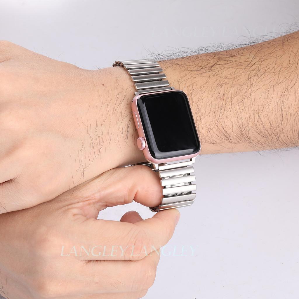 Cinturino elastico per Iwatch 38mm 40mm 44mm 42mm Donna Espansione in  acciaio inossidabile Cinturino di lusso per Apple Watch Series 6 5 4 3 Se 7  acquista in modo economico — spedizione