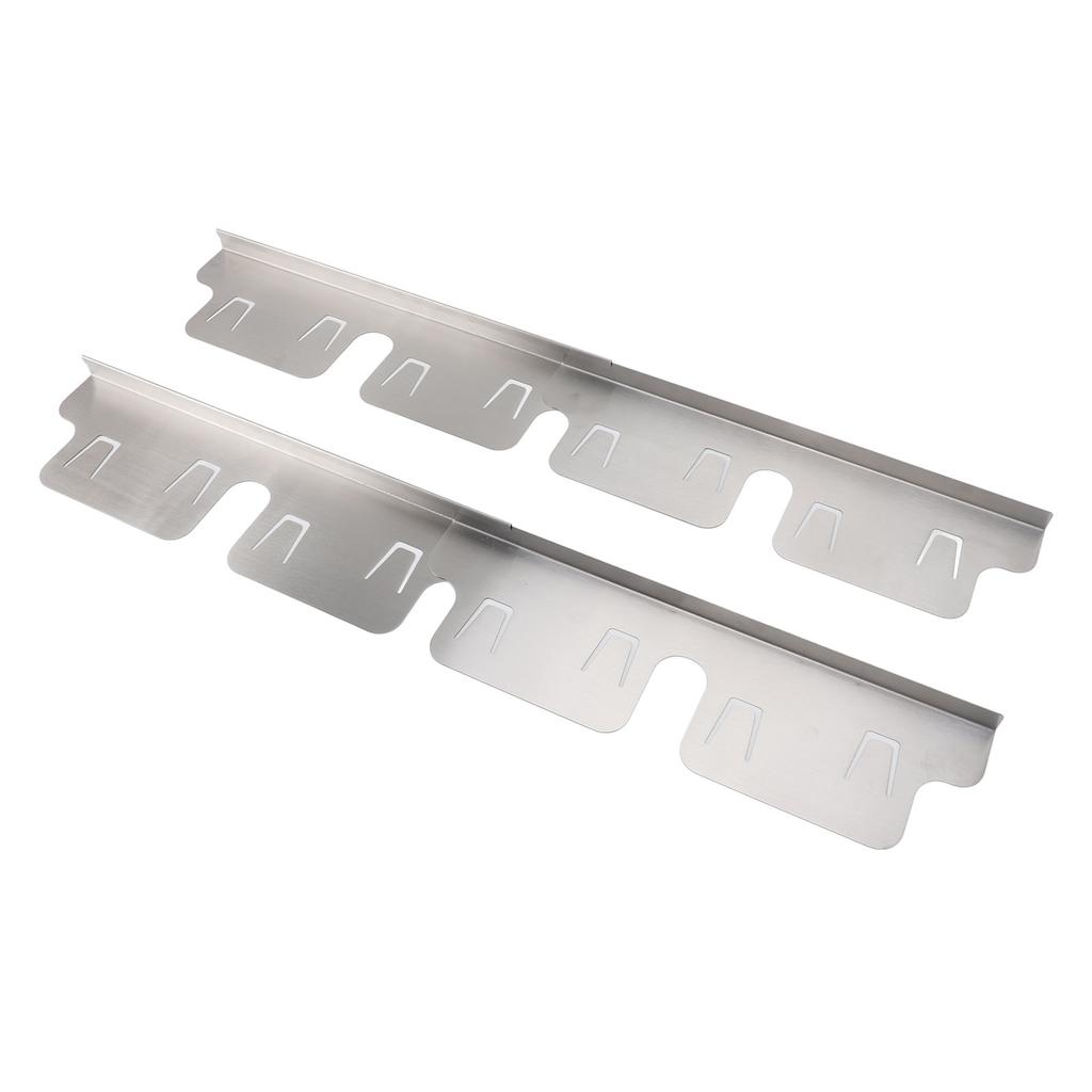 4PCS Stainless Steel Stove Counter Gaps Cover Heatproof Adjustable 35 To 70CM Stove Gaps Guards Range Trim Kit for