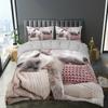 3Pcs Lazy Cat Animal Duvet Cover Collection Soft Comfortable And Breathable Hd Printing Bedding Home Use Dorm
