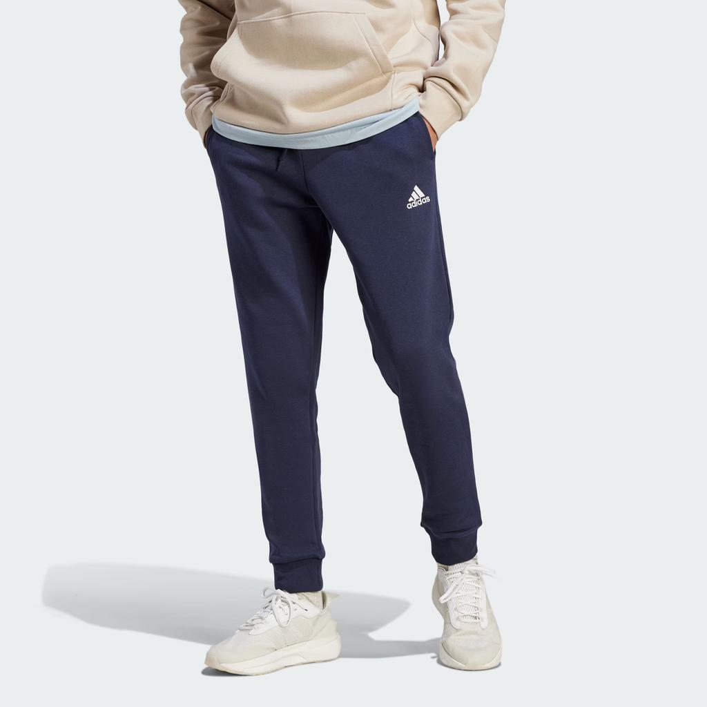 Adidas Essentials Fleece Tapered Cuffed Pants Men Pants Legendary-Ink-Blue IJ8943