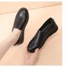 Spring Soft New Soled Mother Black Single Shoes Leather Non-slip Casual Comfortable Middle-aged Ladies Flat Shoes Ladies Shoes