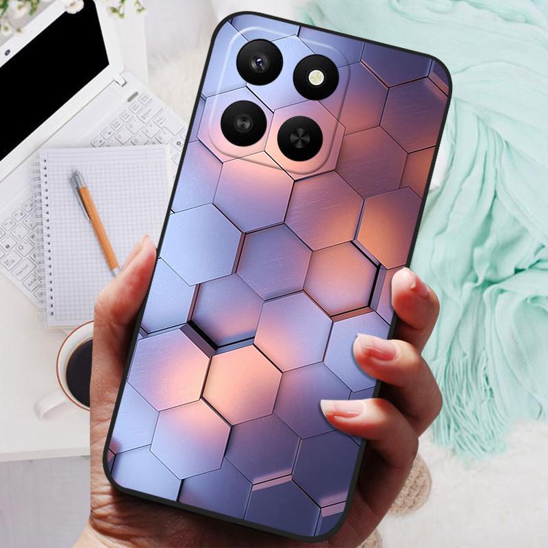For Honor 400 Smart Case NEW TPU Silicone Shockproof Cat Phone Cover For Honor X7d 4G 5G / Play 10T 5GFunda Printing Soft Coque