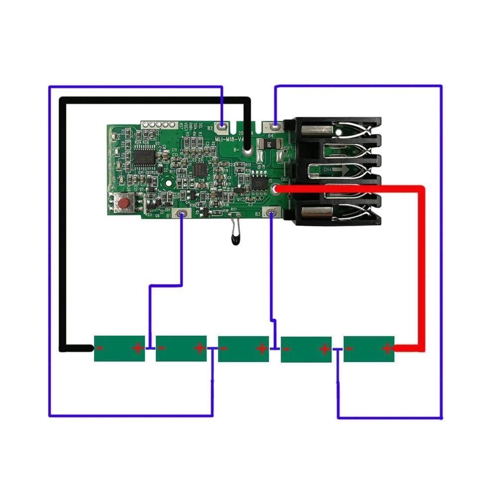 Circuit Board Charging Protection 18V Li-ion PCB Board