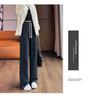 Women's Casual High Waist Slim Fit Banana Drape Sweatpants - Extra Long, Straight Leg Chenille Fleece for Autumn/Winter