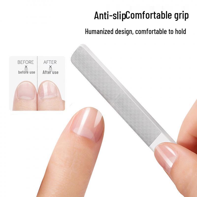 Nano Glass Nail File: Baby Safe, Professional Manicure Tool for Polishing and Shining