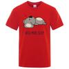 Need More Sleep Cartoons Bear Tshirt Street T-Shirts Hip Hop Unisex Tops Fashion Cotton Clothes Casual Breathable T Shirt