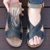Fashion Quick Dry Man Slippers Stylish Designer Half Drag Fashion Leather Casual Summer Flats Comfortable Beach Slippers Outdoor Sandals