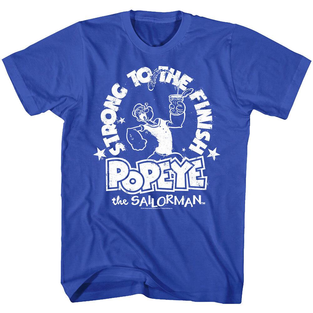 Popeye The Sailorman Strong to the Finish Men T Shirt XXXXL