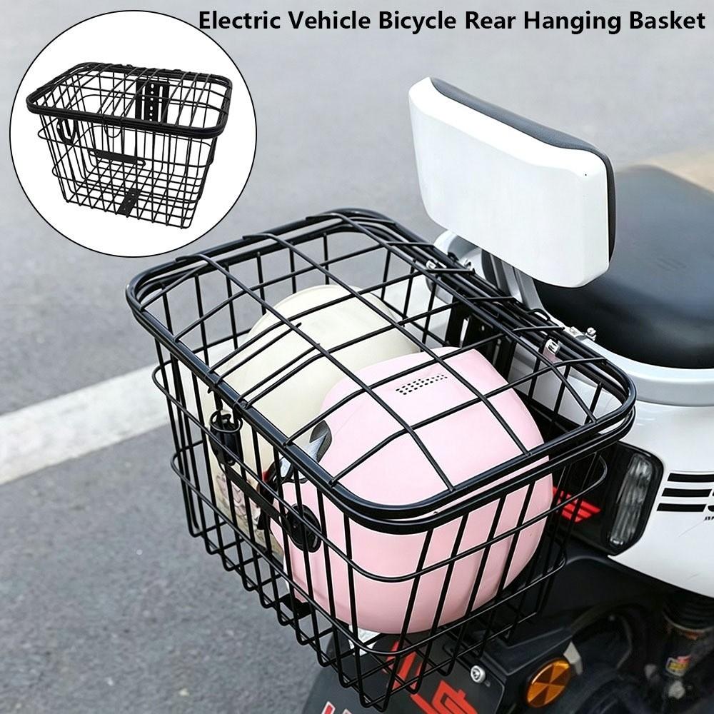 with Dust-proof Inner Liner Electric Vehicle Basket Children's Folding Bike Accessories