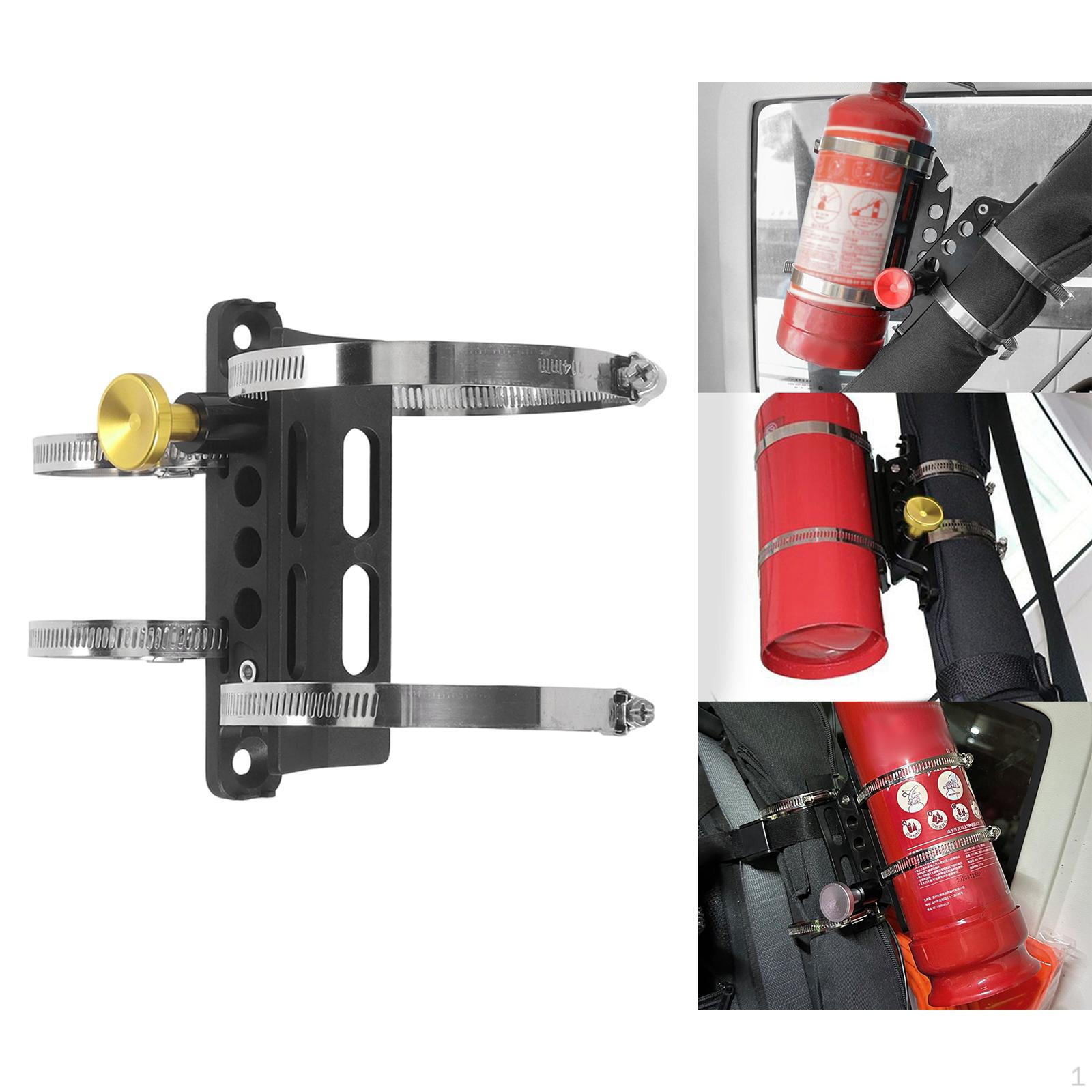 

Extinguisher Mount Kit Holder Fixed Strap Easy Installation Quick Release for Wrangler золотой