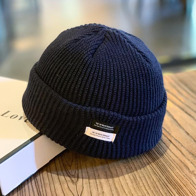 Men s Skull Cap Urban Street Fashion Knit Beanie Winter Warm Yuppie Style M 56-58cm