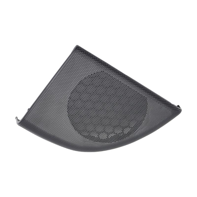 Automotive Door Speaker Cover Black Grille Plastic Replacement Easy Install Accessory for Sound System Enhancement