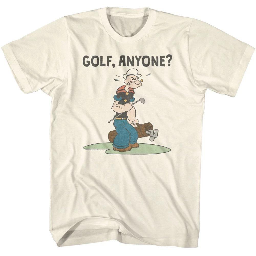 Popeye Golf Anyone Natural Comics Shirt 120