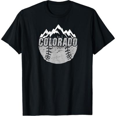 Colorado Baseball Rocky Mountains Design T-Shirt
