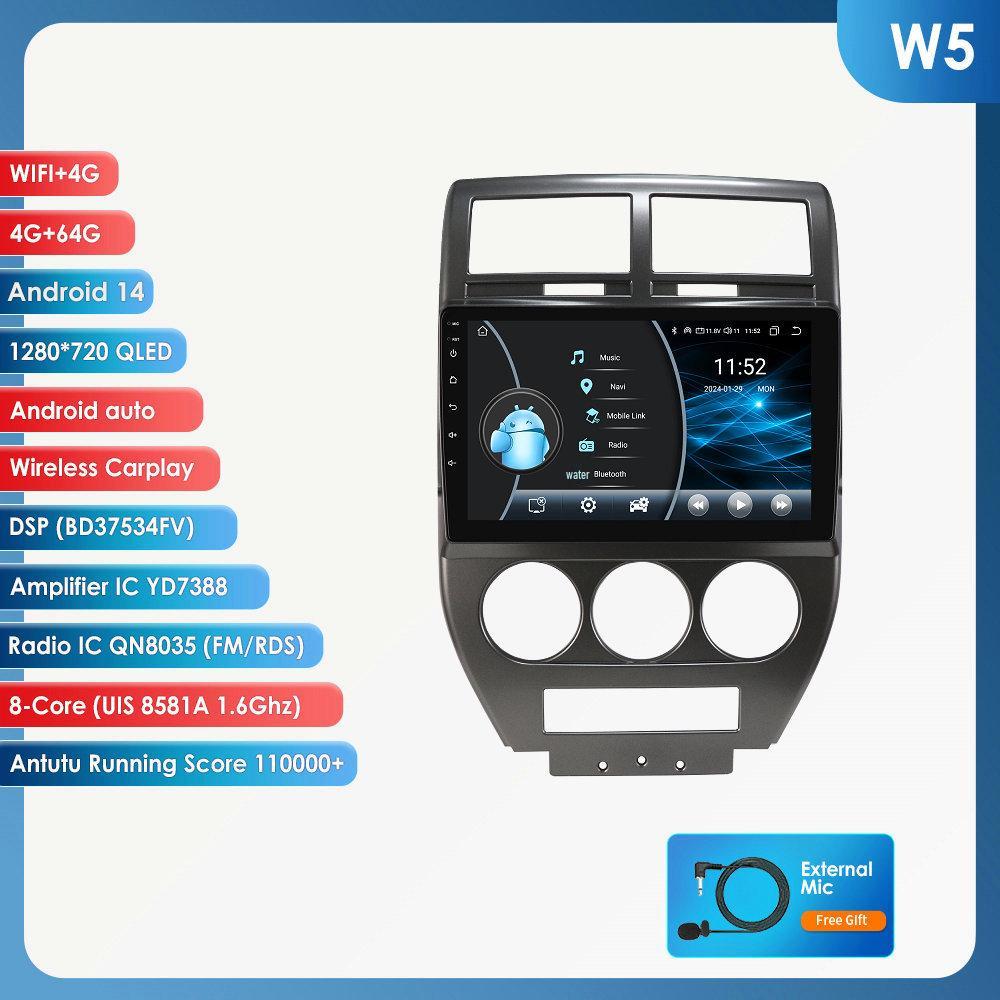 2007-2009 Jeep Compass Android GPS Navigator with Large Screen