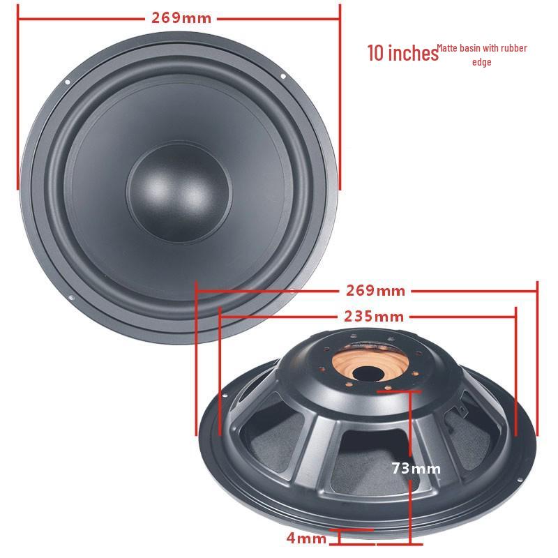 34568 Inch Passive Radiator Bass Speaker Unit