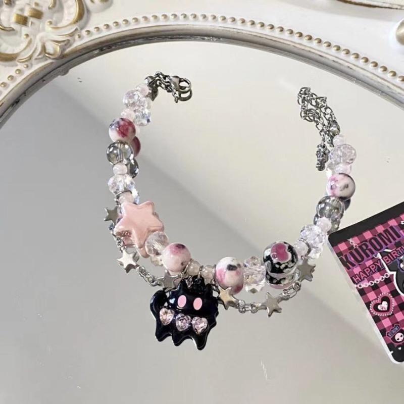 Black Cat Pendant Bracelet Cold Temperament Small Fresh Bracelet Niche Design Cute Sweet Jewelry
