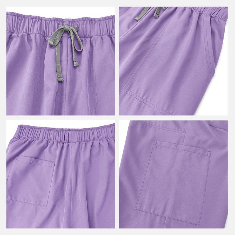 Stretch Hand-washing Clothes, Short-sleeved Surgical Gowns, Nurses, Doctors, Overalls, Pet Hospital, Short-sleeved Suits