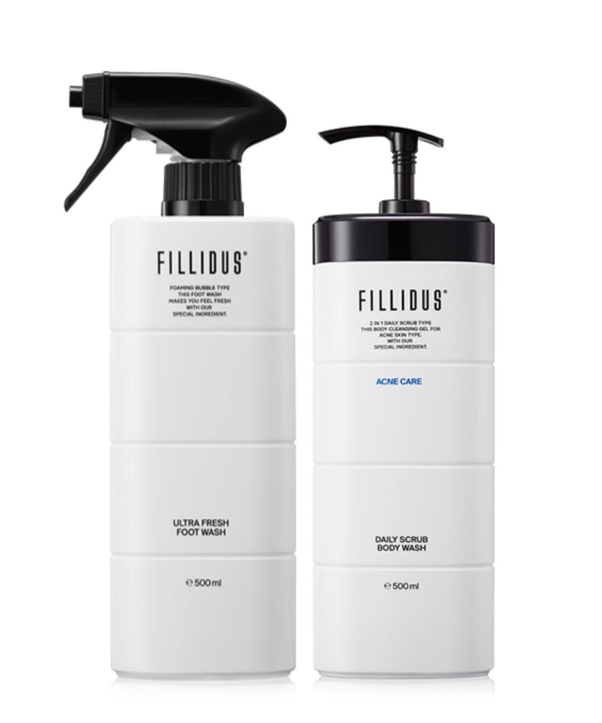 Daily Scrub Body Wash 500ml + Ultra Fresh Foot Wash 500ml
