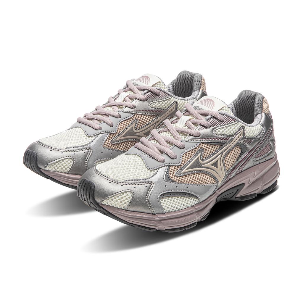 Mizuno Speed 2K Retro Trend Versatile Comfortable Urban Commuting Sports Low-Top Running Shoes Kids sneaker Gunmetal Silver D1GH252905