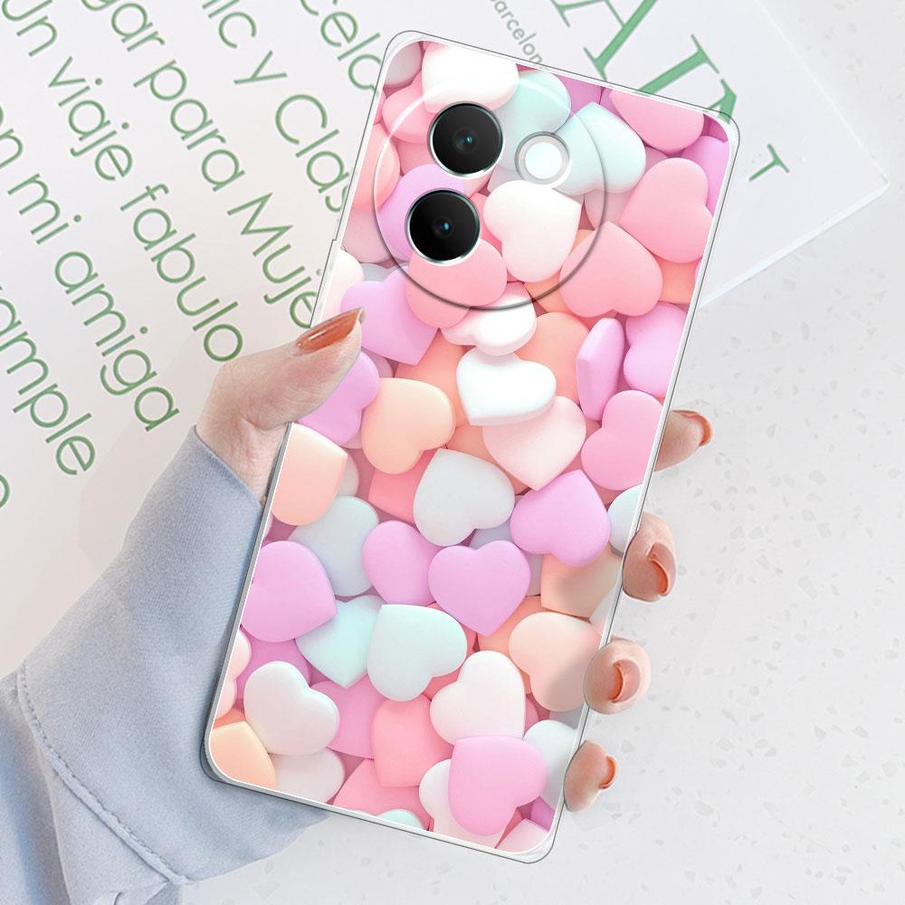 For Vivo V30E 5G Case Back Cover For Vivo Y200i 5G Funda Shockproof Clear Soft Silicone Phone Case on Vivo T3X 5G Protect Coque