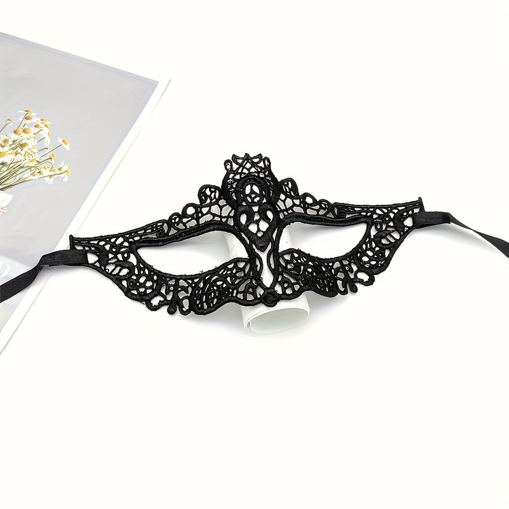 1pc Adult Women Couple Party Sexy Mysterious Black Lace Decoration Eye Mask