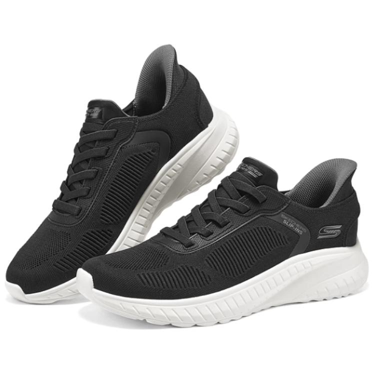 Skechers Slip-Ons Comfortable Versatile Fashion Trend Low-Top Casual Shoes Men sneakers Black 118312-BLK