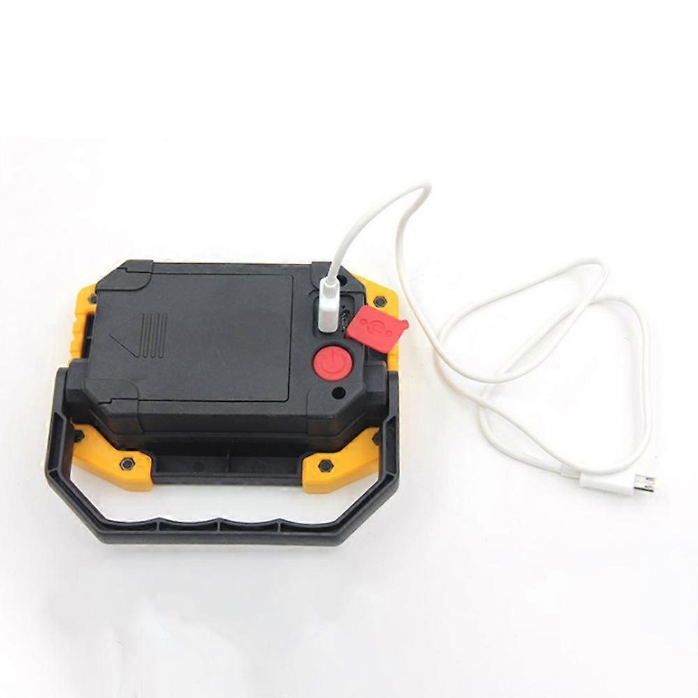Portable Multi-function Led USB Camping Light Mobile Power Flashlight with Handle Bracket