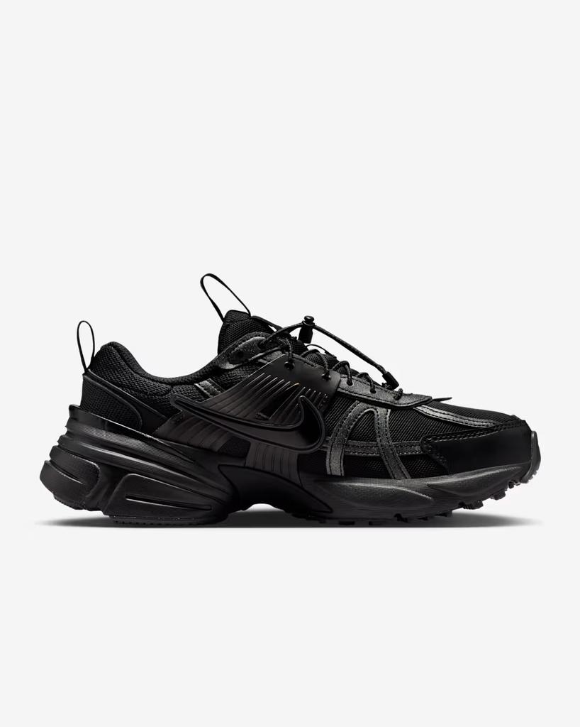 IH0388-001 Nike V2K Run Shoes Black Metallic Silver Anthracite (Women's)