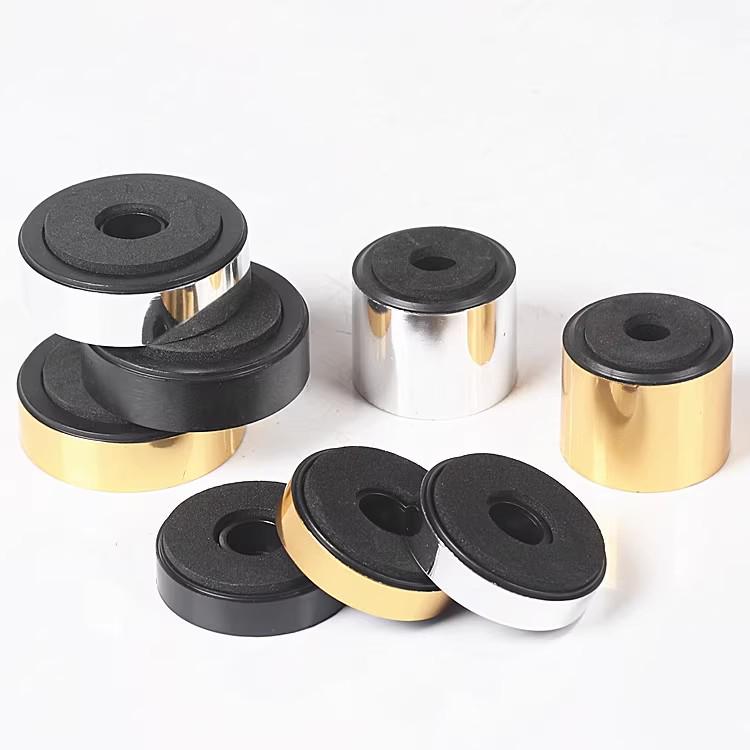 Audio Equipment Anti-Vibration Feet: Speaker, Amplifier, CD/DVD Player, Furniture Pads with Plastic and Foam Base.