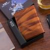 Classic Vertical Brown Leather Men's Wallet RFiD Beltimore D36