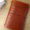 Journal Notebook Loose-Leaf Refillable Faux Leather Cover with Elastic Strap