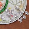 Chinese Alloy Fan Pendant Tassel Jewelry Set: Earrings, Necklace, Bracelet