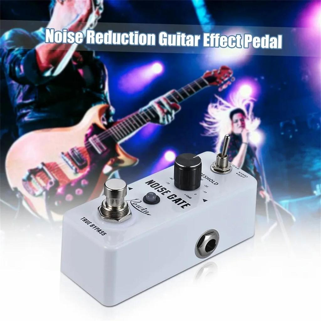 Guitar Effect Pedal ROWIN Noise Gate 2 Modes Noise Reduction with Aluminum Alloy Enclosure
