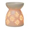 62KD Ceramics Aromas Diffuser Hollowed Out Tealight Holder for Home Decors