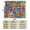 Super Zings Game  Blanket Superthing Soft Print Plush Bedding Throws For Living Room Travel Office Flannel Bedspread Bed Cover