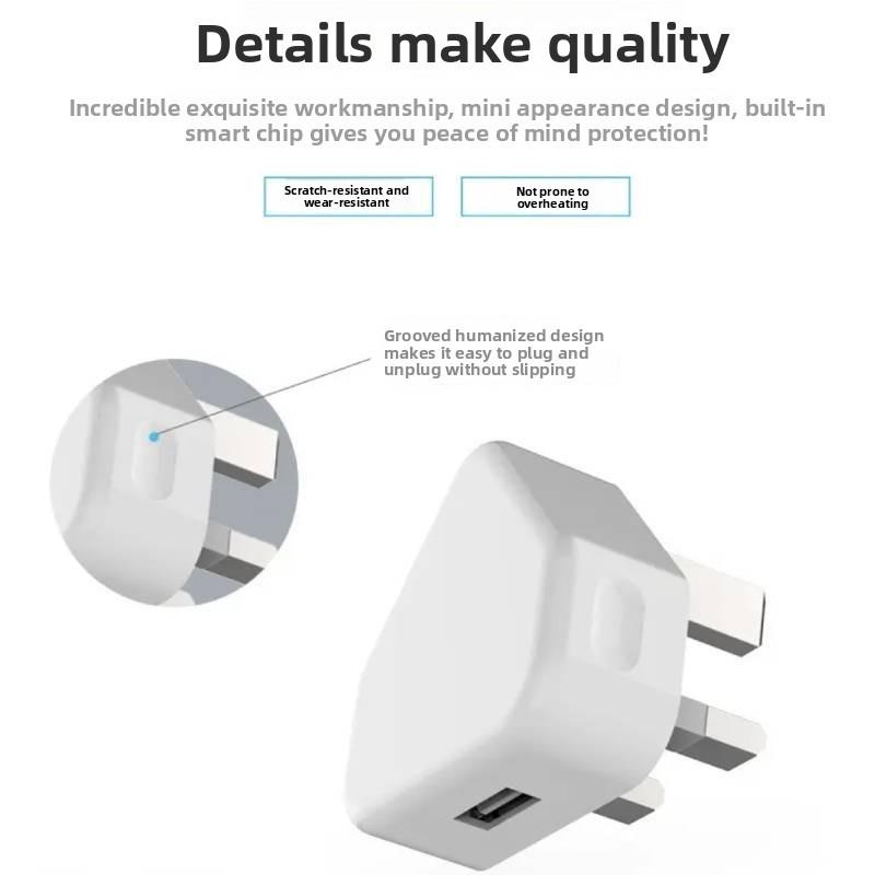 Usb Charging Adapter With Qc30 Fast Charging For Smartphone And Daily Use
