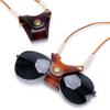 New Leather Glasses Chain Neck Glasses Rope Retro Glasses Storage Lanyard Anti-drop Rope Portable Sunglasses Lanyard Men