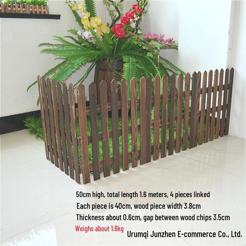 Holzzaun Lattenzaun Weihnachtsdekoration für Innen- & Außenbereich