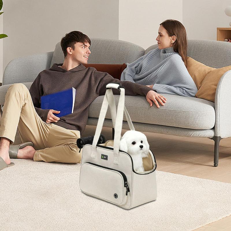 Dog Carrier Bag Breathable Mesh Tote with Strap Ventilated Dog Purse Carrying Bag for Daily Shopping Walking Park Outing Picnic