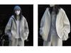 Cardigan Pulover cu Glugă Stil Coreean Strat de Aer Toamnă Timpurie Louvre - Jachetă Casual Largă cu Fermoar pentru Femei