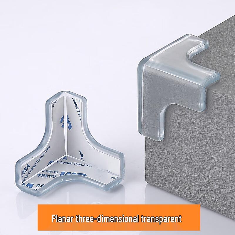 GOWKE Child Safety Transparent Corner Guards 4*4*2*2cm