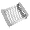 Telescopic Stainless Steel Sink Drain Rack - Multipurpose Basket for Dishwashing, Vegetable & Fruit Storage