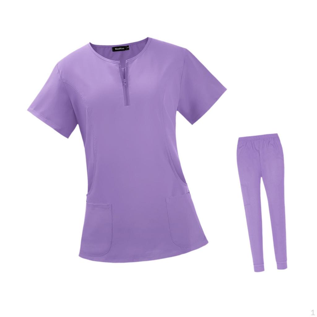 Care Uniforms Peeling Set Nurse Top And Pants Women Work Suits for Spa